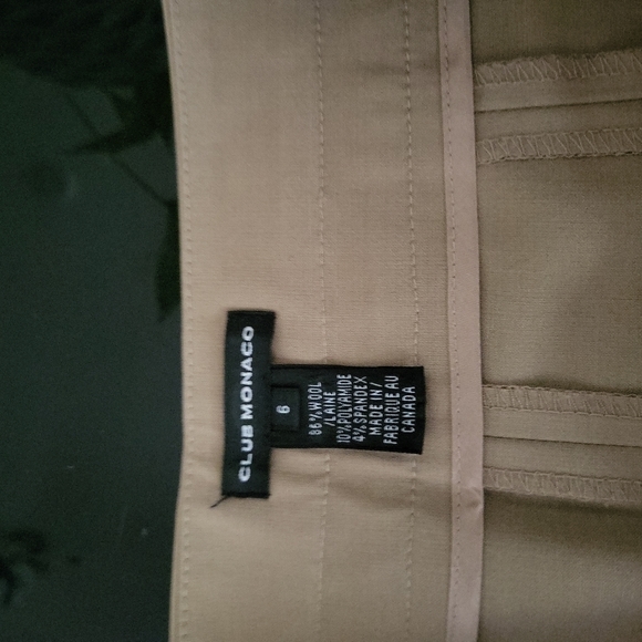 CLUB Monaco A-line Skirt Light Brown Color Size 6 - Picture 5 of 5